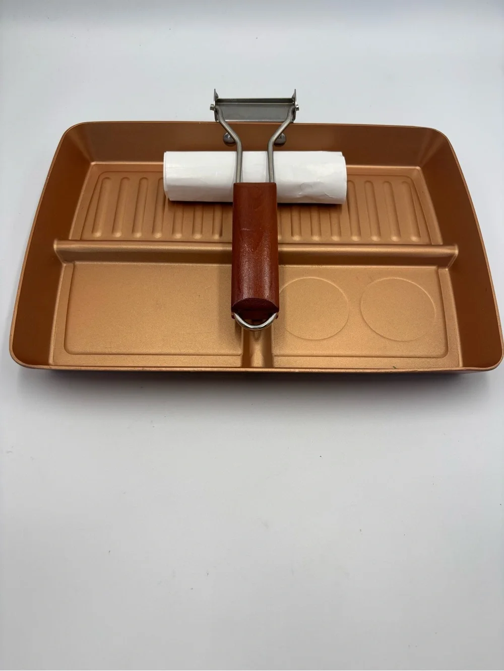 Gold Coast 3 In 1 Aluminum Frying Grill Pan w/ Foldable Handle for Camping